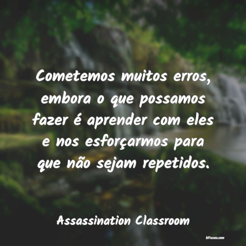 Frases de Assassination Classroom
