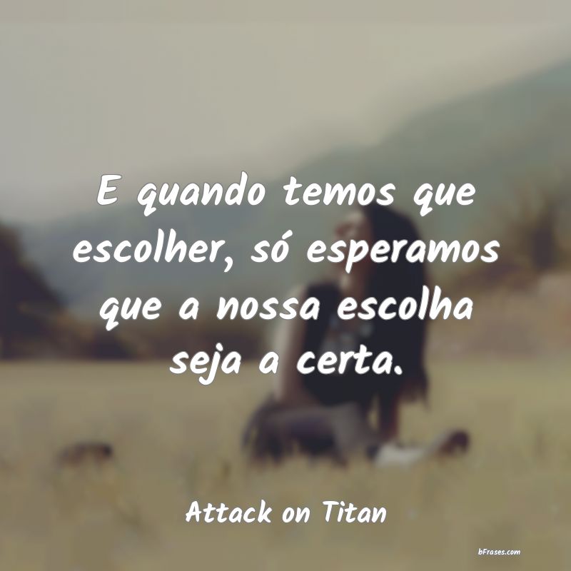 Frases de Attack on Titan