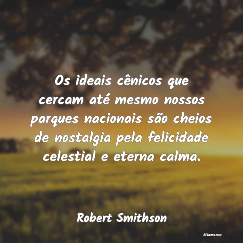 Frases de Robert Smithson