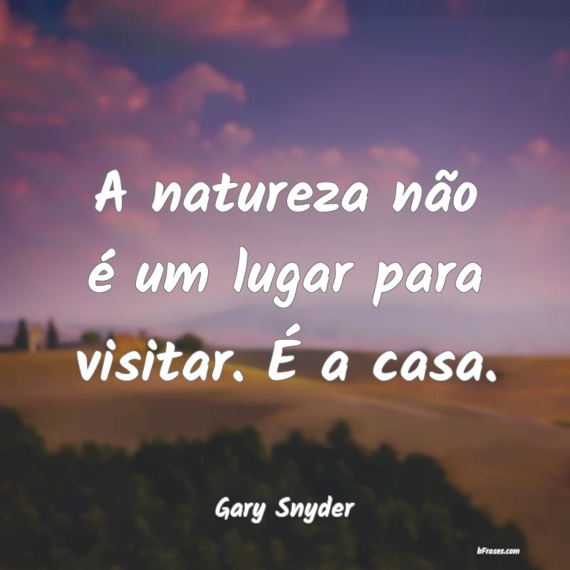 Frases de Gary Snyder