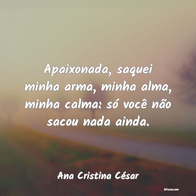 Frases de Ana Cristina César