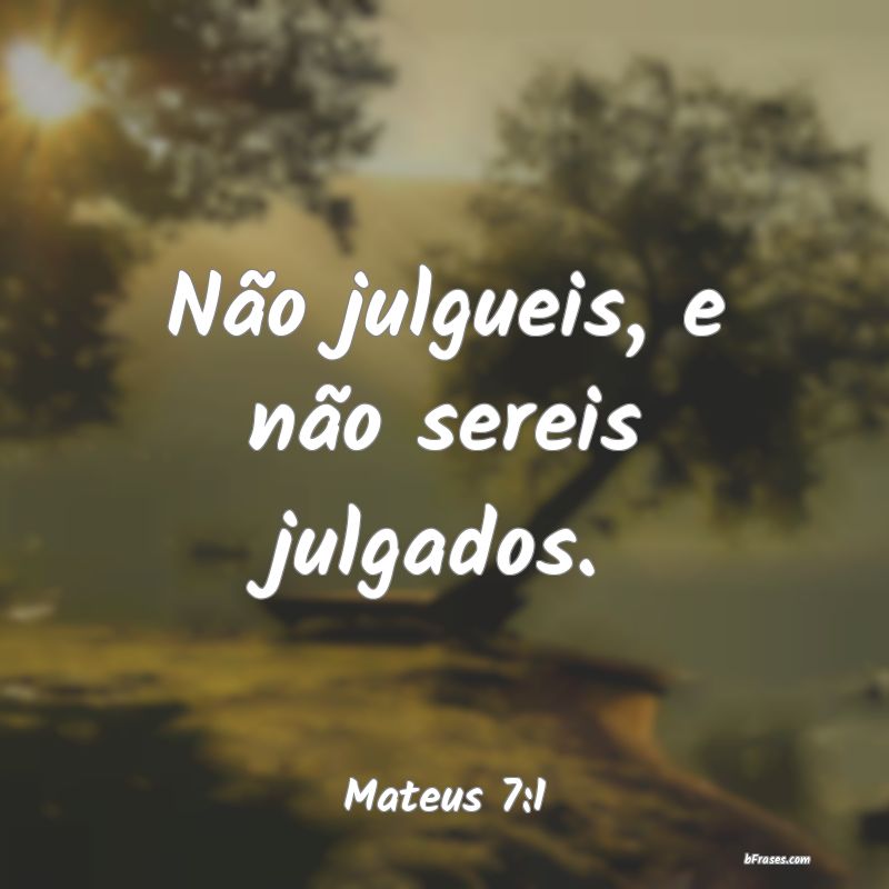 Frases de Mateus 7:1