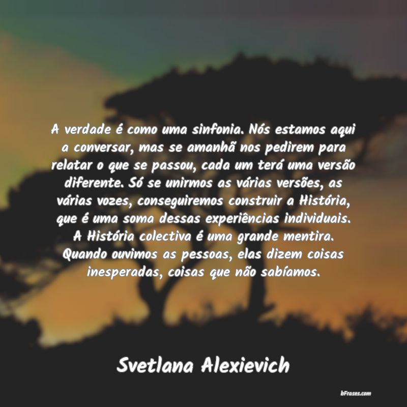 Frases de Svetlana Alexievich