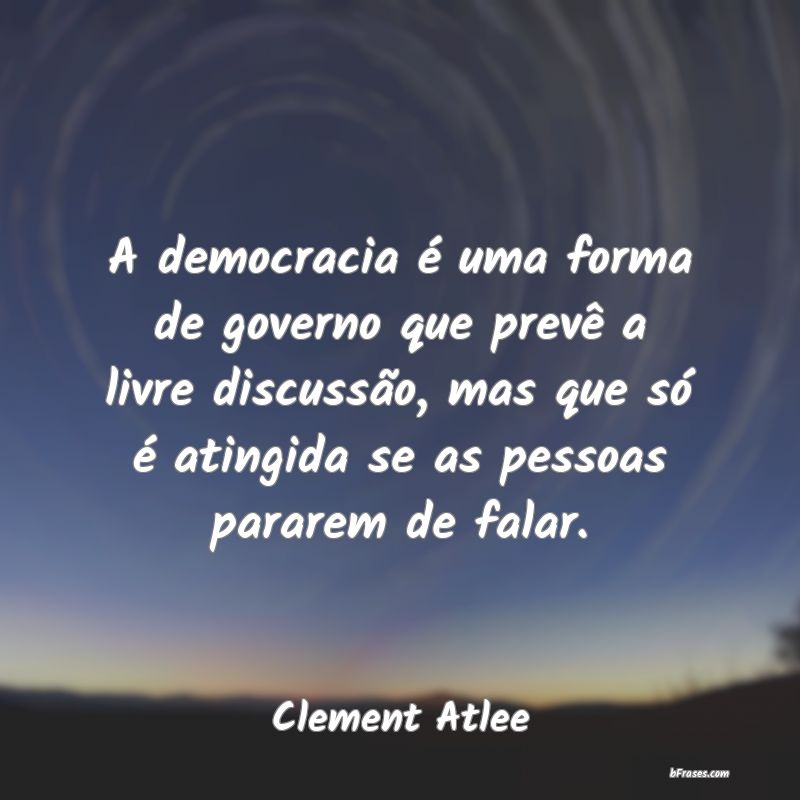 Frases de Clement Atlee