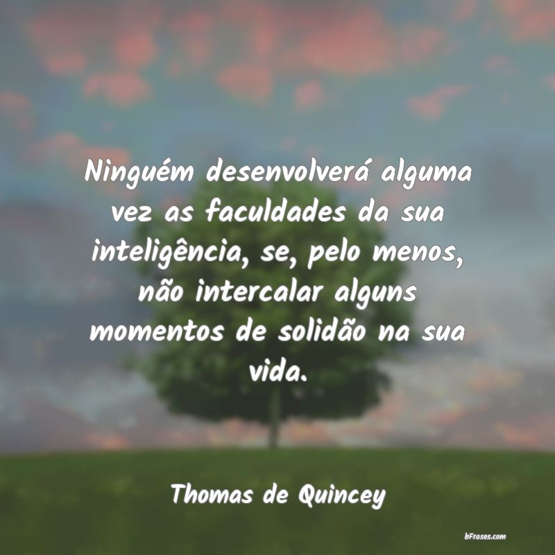 Frases de Thomas de Quincey