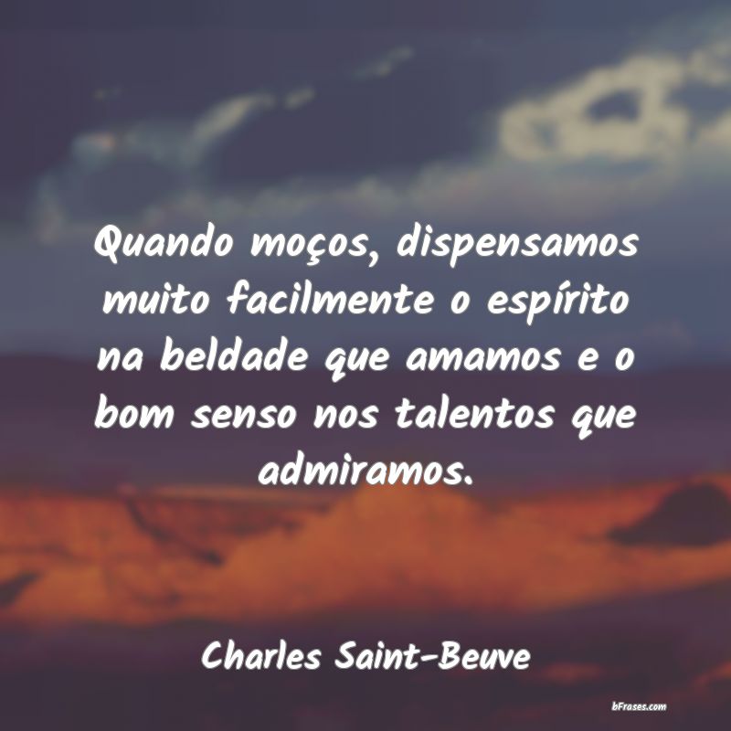 Frases de Charles Saint-Beuve
