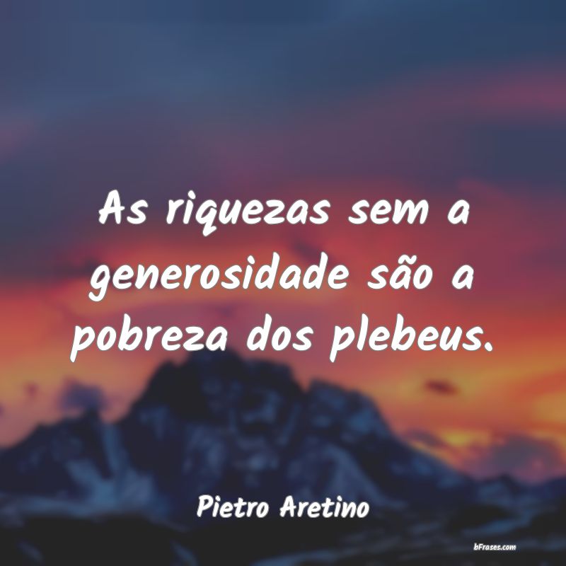 Frases de Pietro Aretino