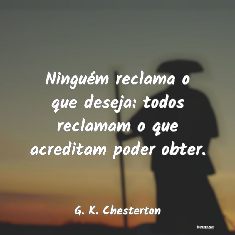Frases de G. K. Chesterton