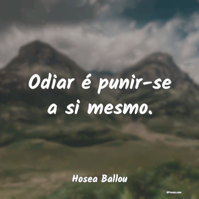 Frases de Hosea Ballou