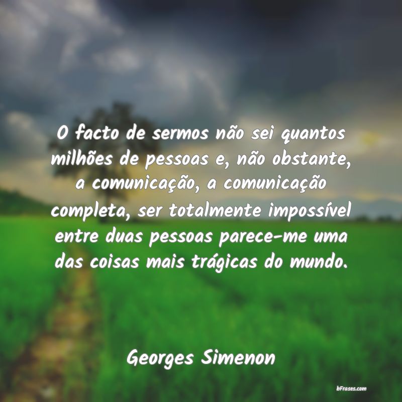 Frases de Georges Simenon