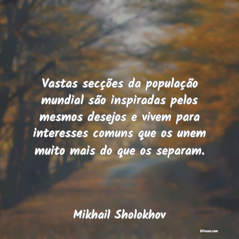 Frases de Mikhail Sholokhov
