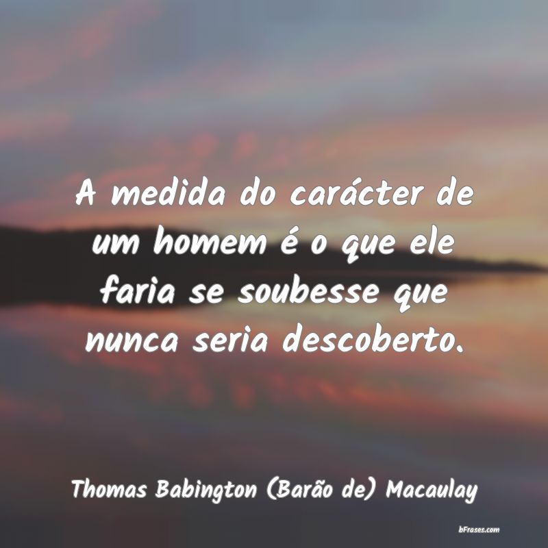 Frases de Thomas Macaulay