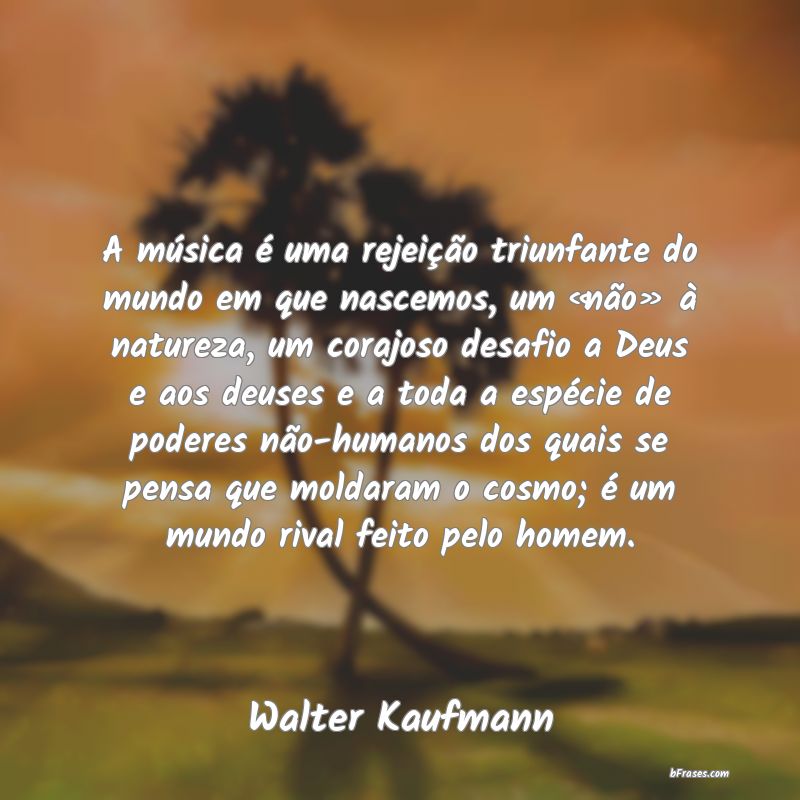 Frases de Walter Kaufmann