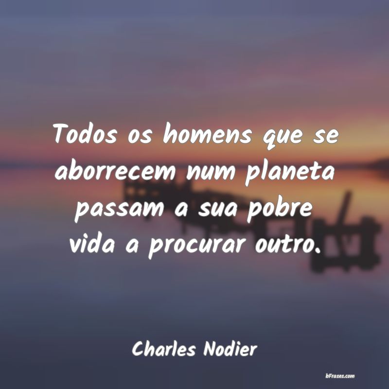 Frases de Charles Nodier