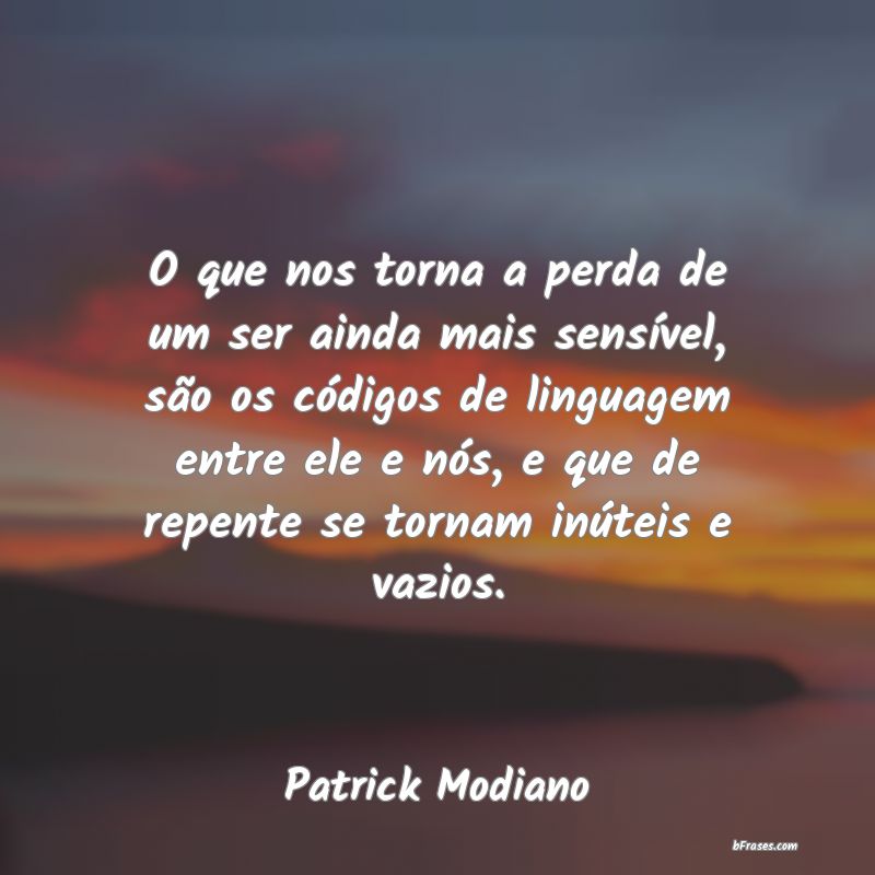 Frases de Patrick Modiano