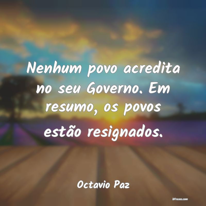 Frases de Octavio Paz