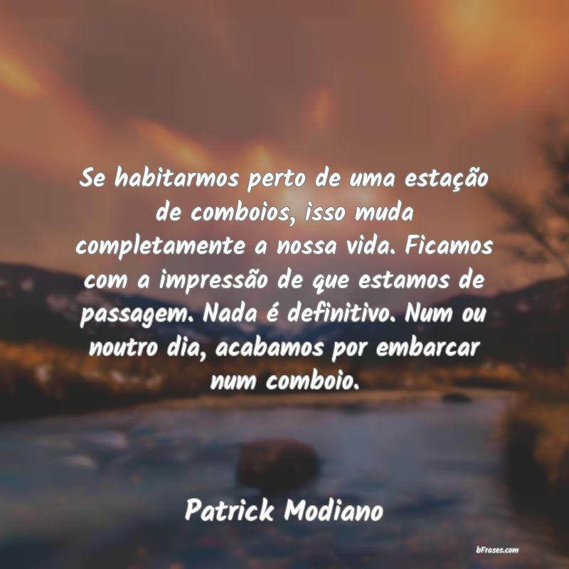 Frases de Patrick Modiano