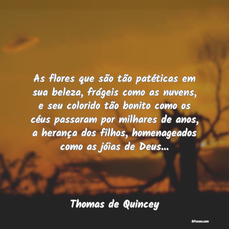 Frases de Thomas de Quincey