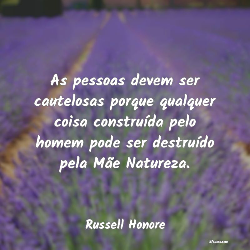 Frases de Russell Honore