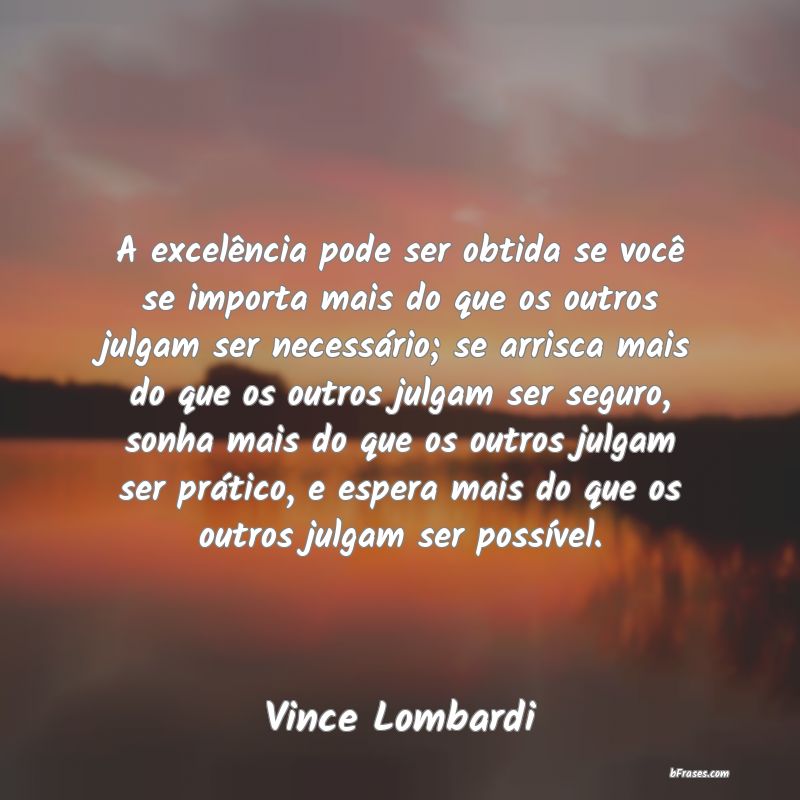 Frases de Vince Lombardi