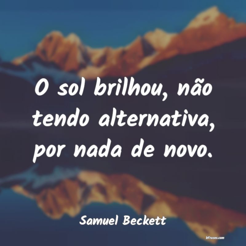 Frases de Samuel Beckett