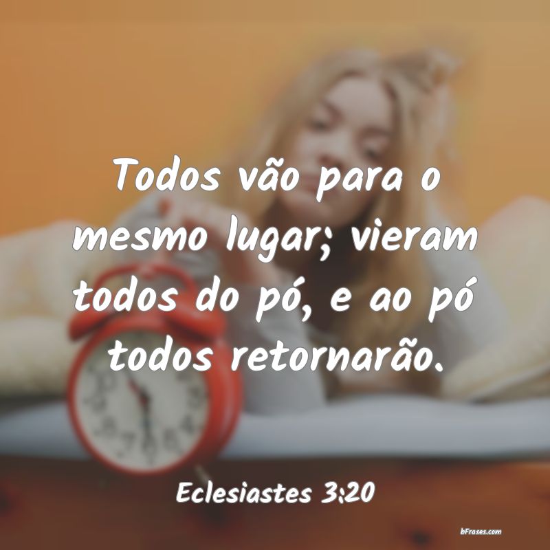 Frases de Eclesiastes 3:20