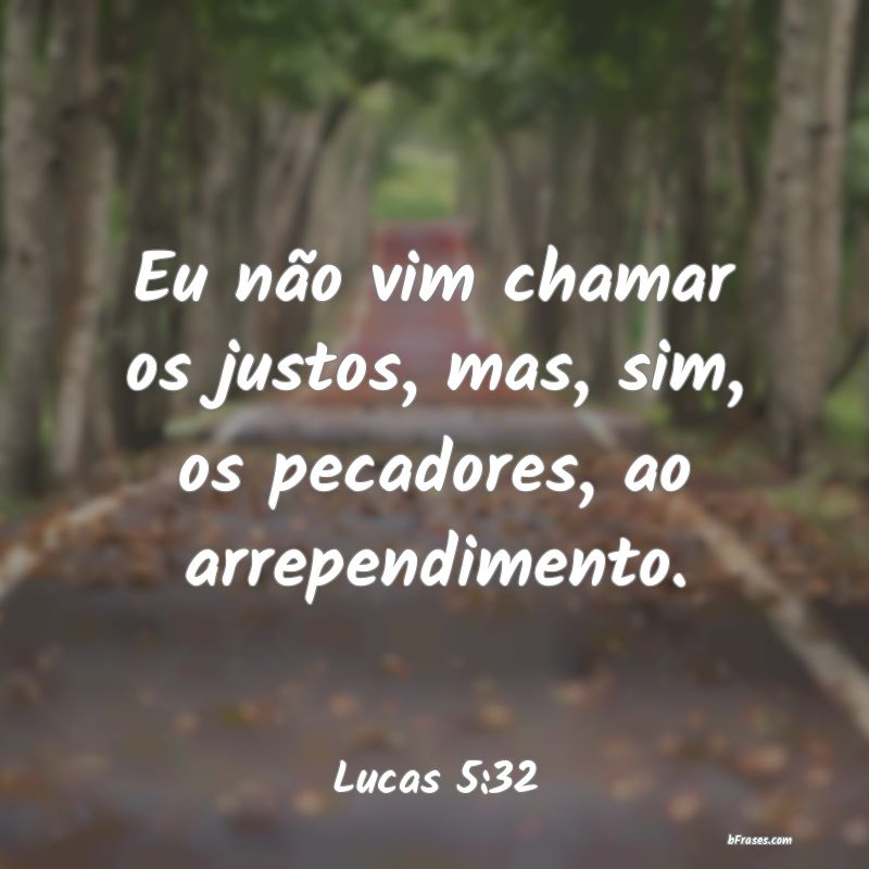 Frases de Lucas 5:32