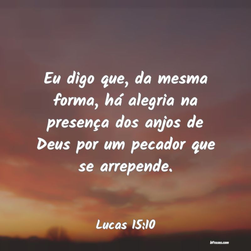 Frases de Lucas 15:10