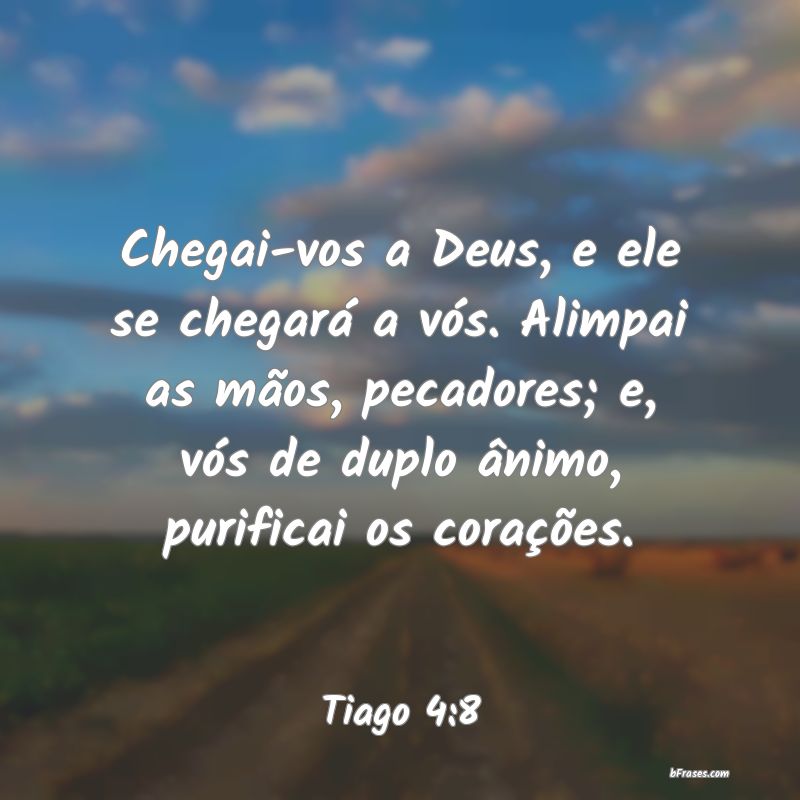 Frases de Tiago 4:8