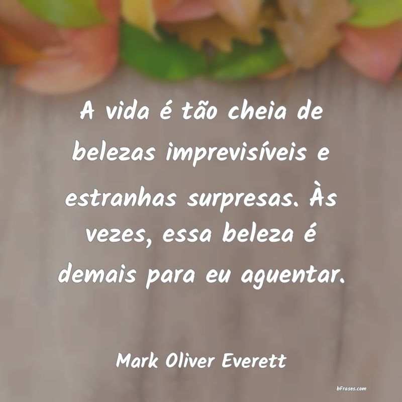 Frases de Mark Oliver Everett