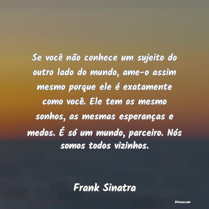 Frases de Frank Sinatra