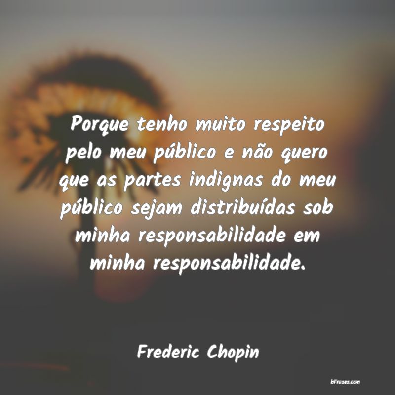 Frases de Frederic Chopin