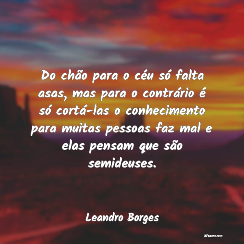 Frases de Leandro Borges