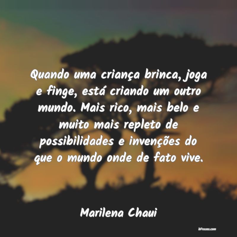Frases de Marilena Chaui