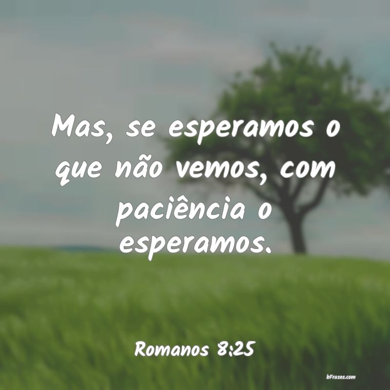 Frases de Romanos 8:25