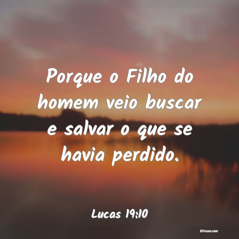 Frases de Lucas 19:10