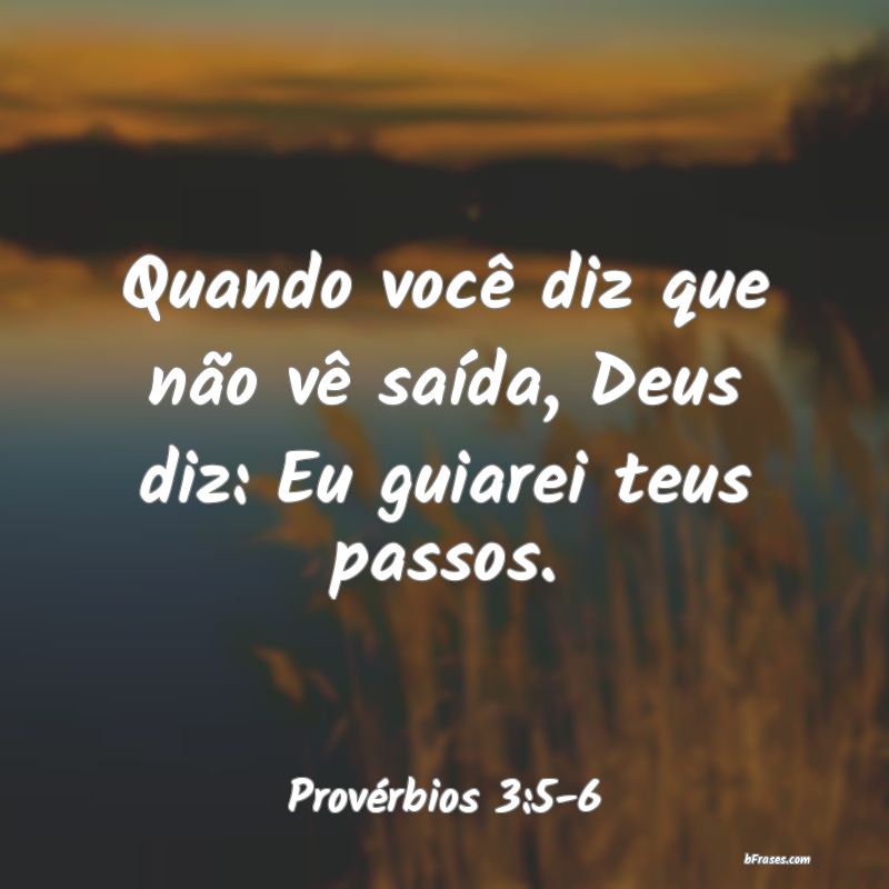 Frases de Provérbios 3:5-6