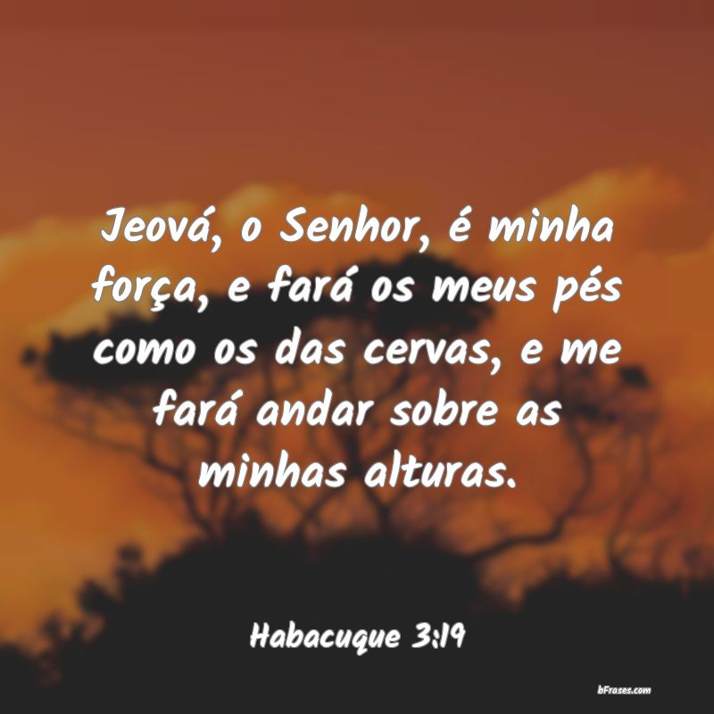 Frases de Habacuque 3:19