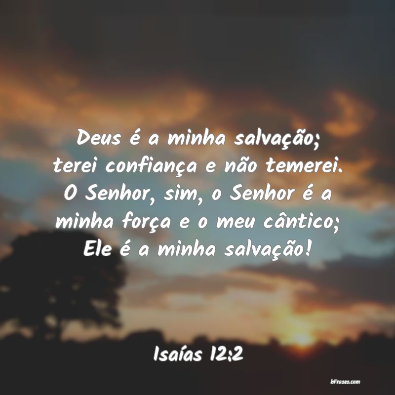 Frases de Isaías 12:2