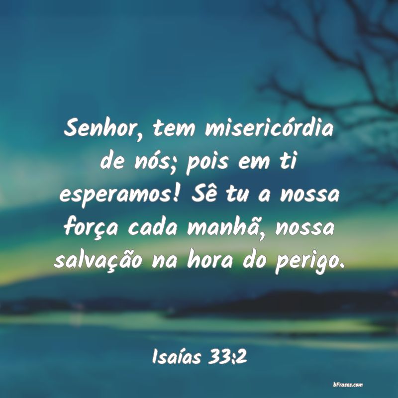 Frases de Isaías 33:2