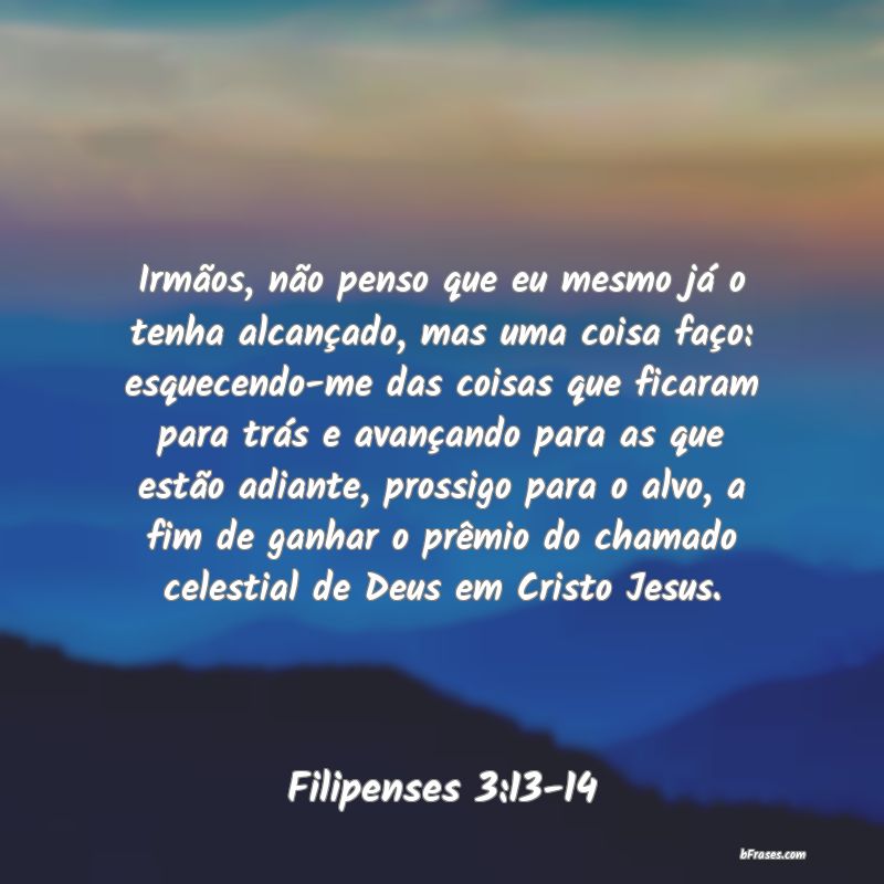 Frases de Filipenses 3:13-14