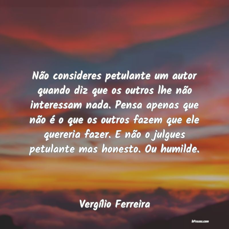 Frases de Vergílio Ferreira