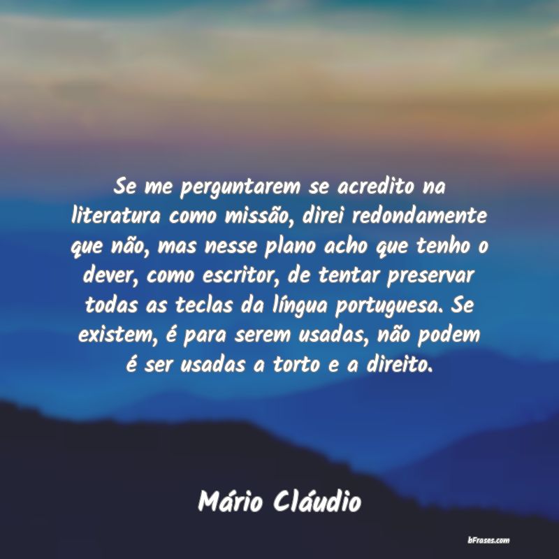 Frases de Mário Cláudio