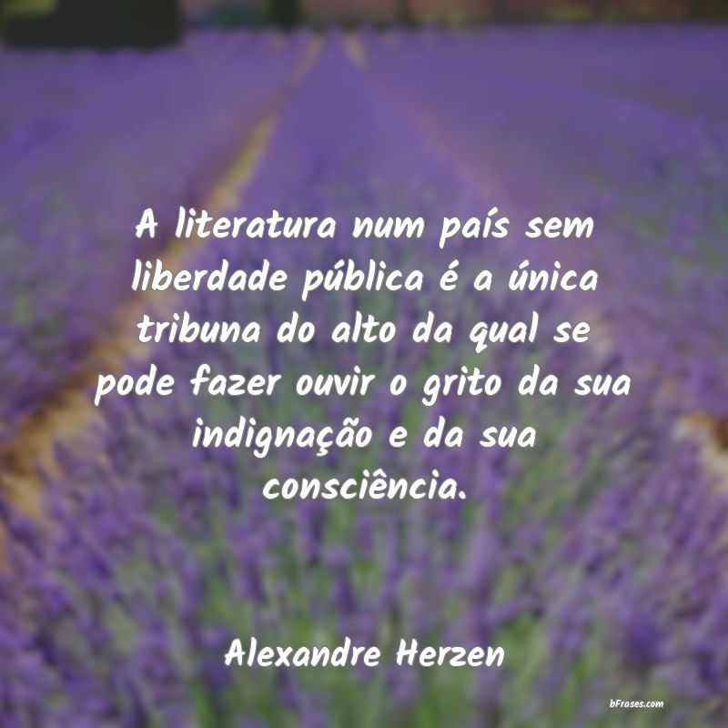 Frases de Alexandre Herzen