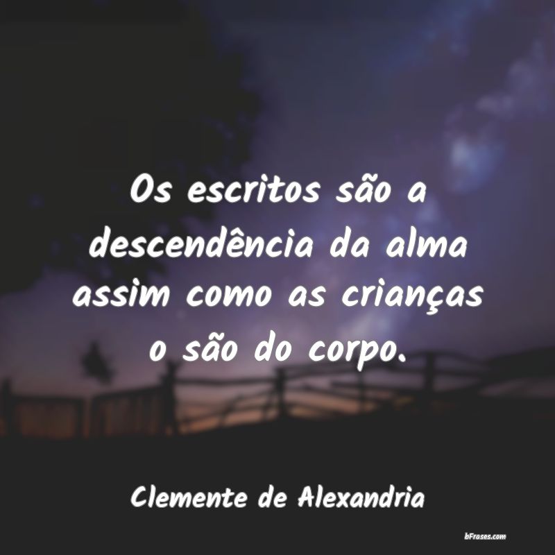 Frases de Clemente de Alexandria