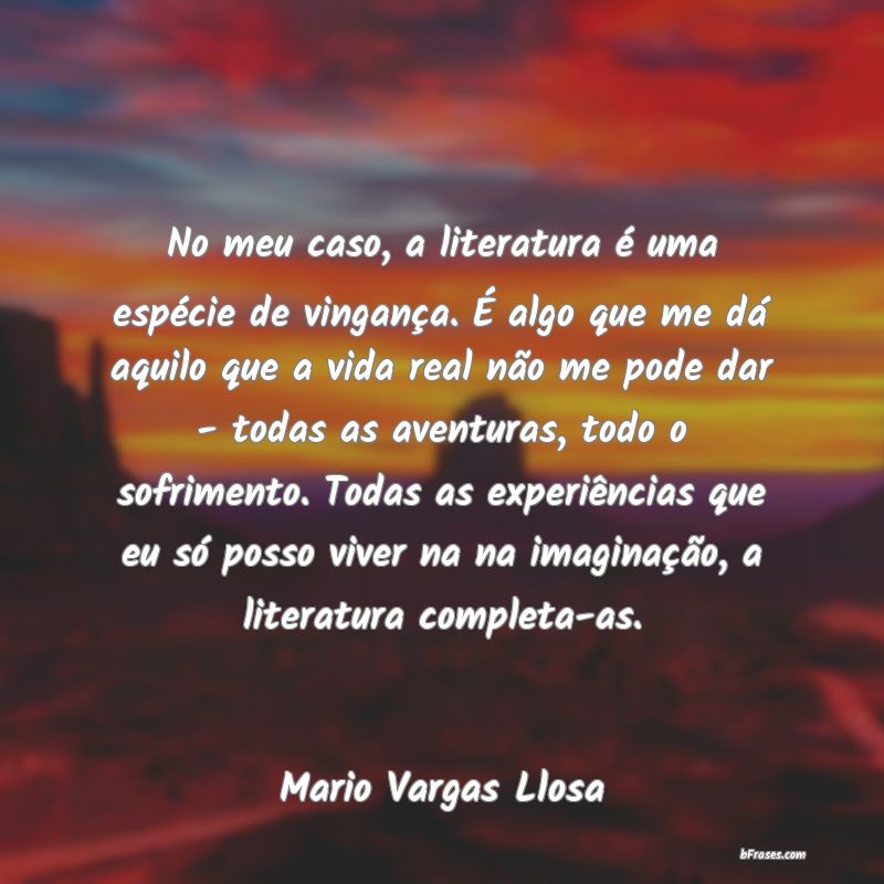 Frases de Mario Vargas Llosa