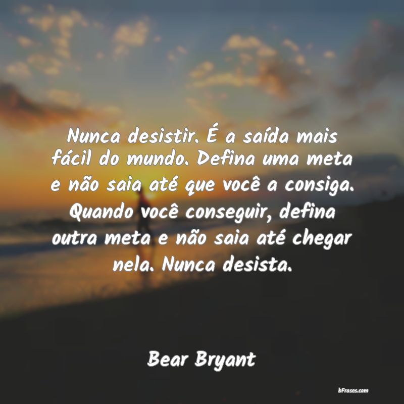 Frases de Bear Bryant