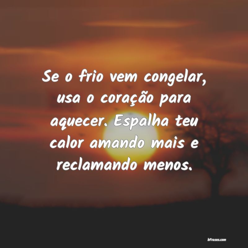 Frases de Frio