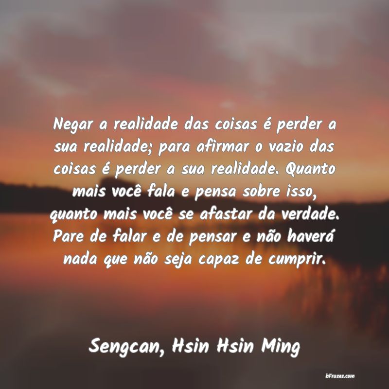 Frases de Sengcan, Hsin Hsin Ming