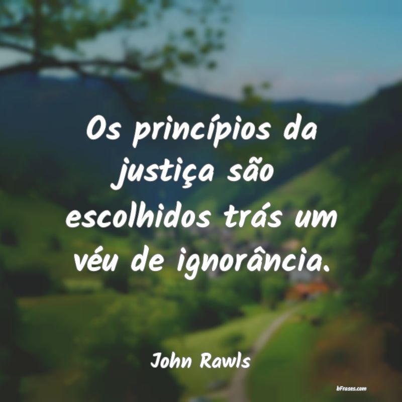 Frases de John Rawls